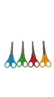 TESOURA ESCOLAR KAZ 4500 COLORIDA